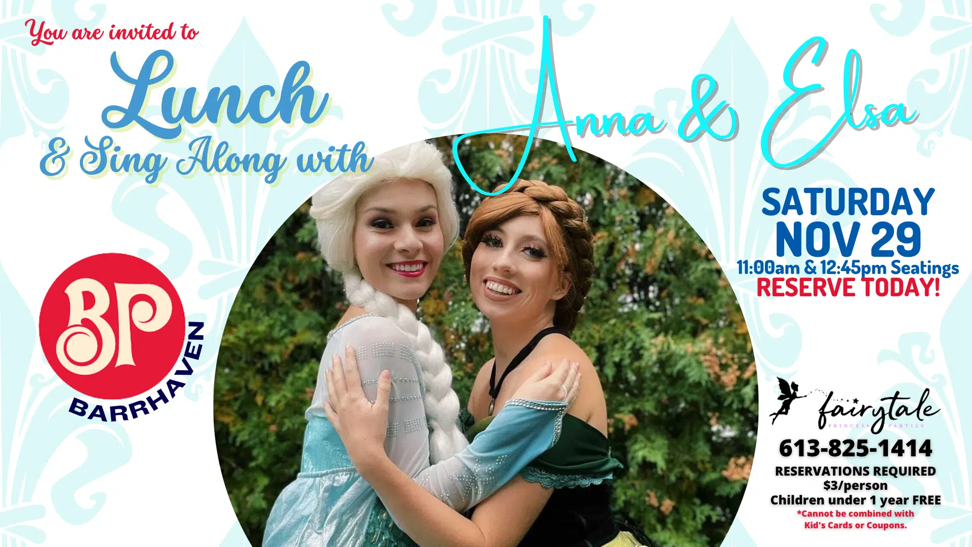 Lunch & Sing Along with Anna & Elsa